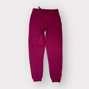 V by Very Sweatpants Cozy Loungewear Burgundy Size S